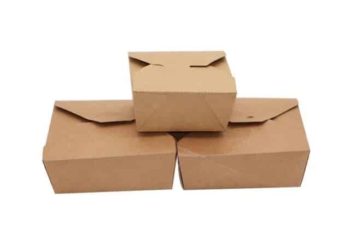 Durable cardboard food packagings are easy for takeaway meals