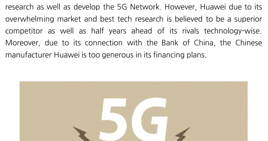 USA Latest Tech to replace Huawei's 5G Networking