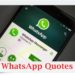 WhatsApp Status quotes on all Topics