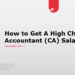 ca salary in india