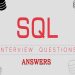 Top SQL Interview questions for Beginners